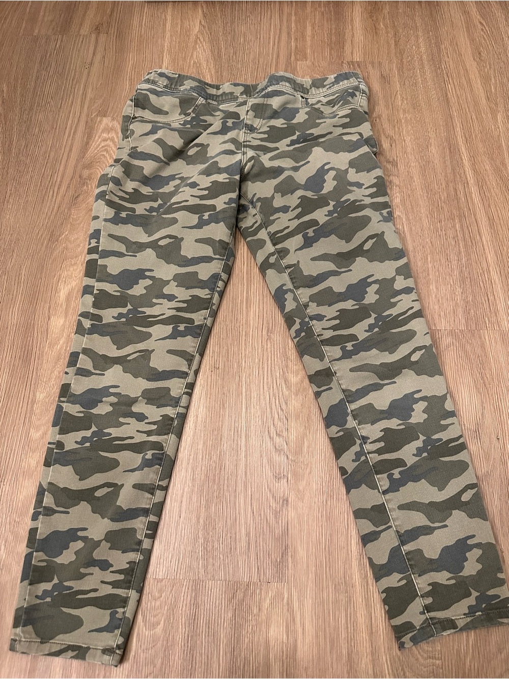 Jag Jeans Women's Skinny Camo Jeans in Olive and Dark Green